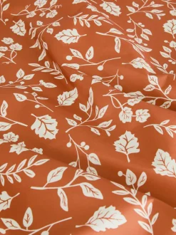 Abwischbare Tischdecke mit Blattmuster