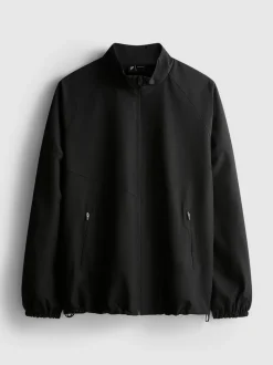 Active Jacke mit Trichterkragen