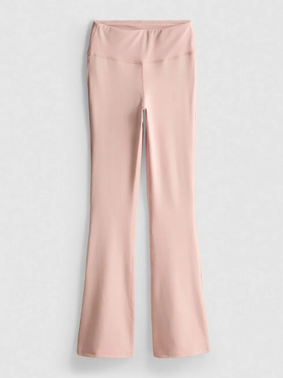 Active-Leggings mit hohem Bund und ausgestelltem Bein