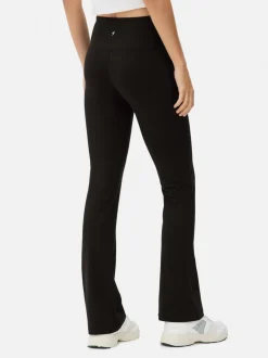 Active-Yoga-Leggings mit hohem Bund