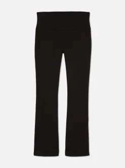 Active-Yoga-Leggings mit hohem Bund