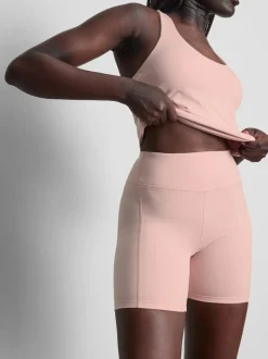 Active-Yogashorts mit hohem Bund