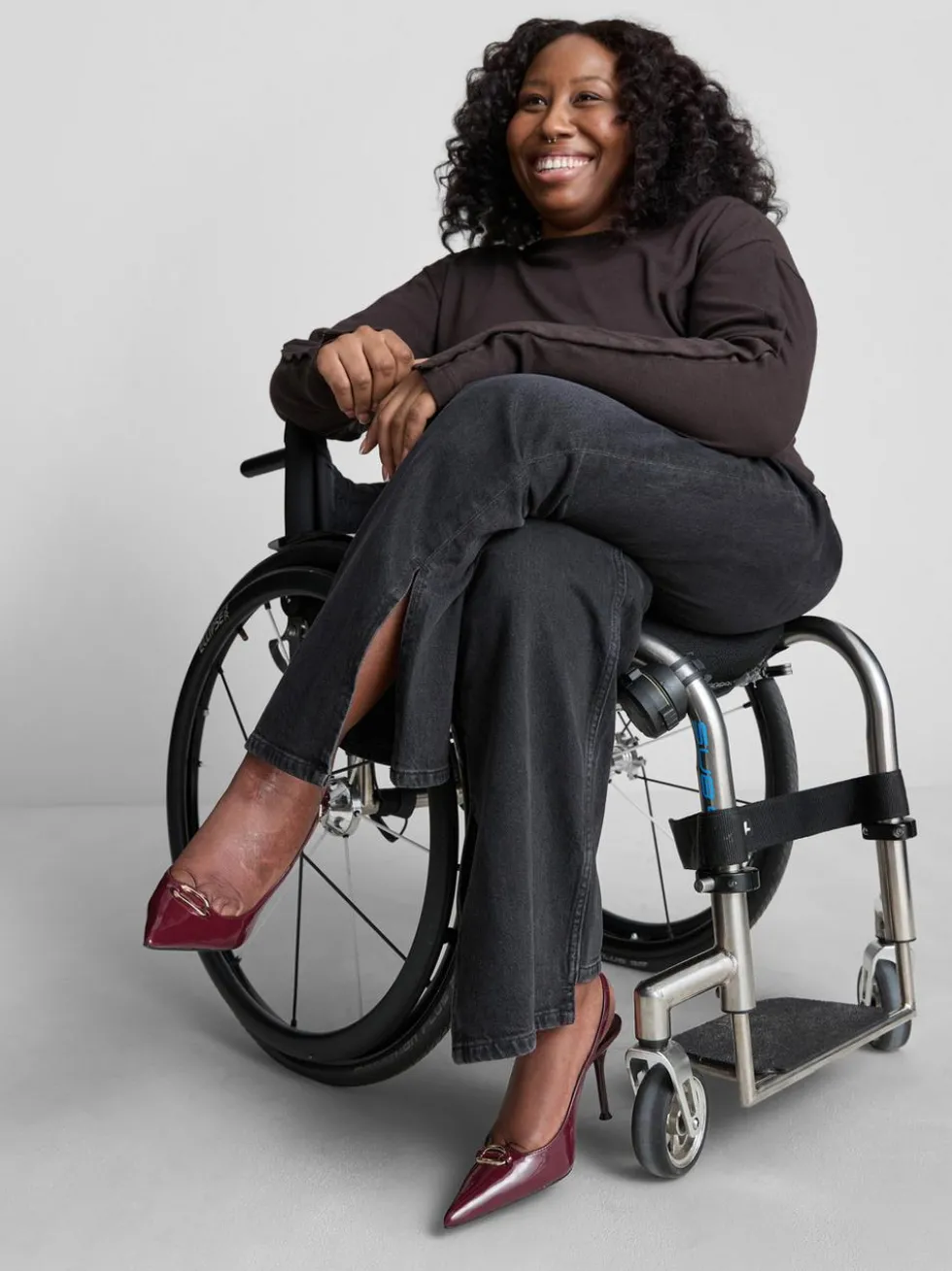 Adaptive Denim-Jeans für Sitzende