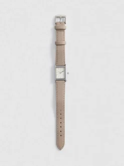 Armbanduhr aus Kunstlederband