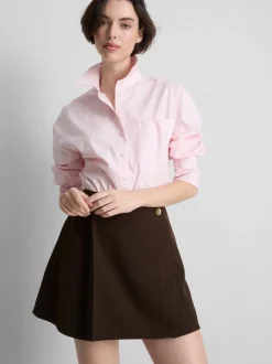 Asymmetrischer eleganter Minirock