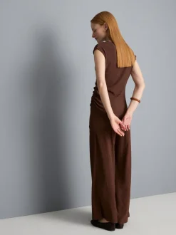 Asymmetrisches Top in Knitteroptik