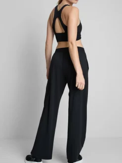Athleisure-Hose mit weitem Bein