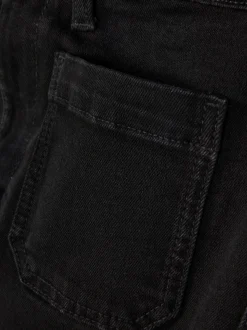 Ausgestellte Jeans mit mittelhohem Bund