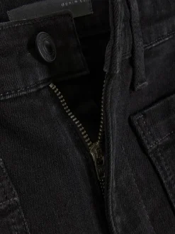 Ausgestellte Jeans mit mittelhohem Bund