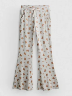 Ausgestellte „Love to Lounge“ Leggings mit Bären-Print