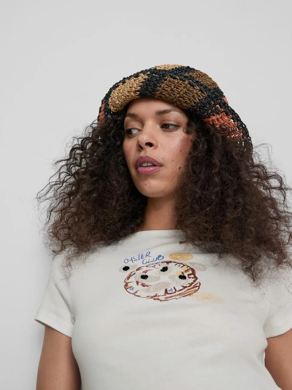 Baby Tee aus Baumwolle mit Grafik