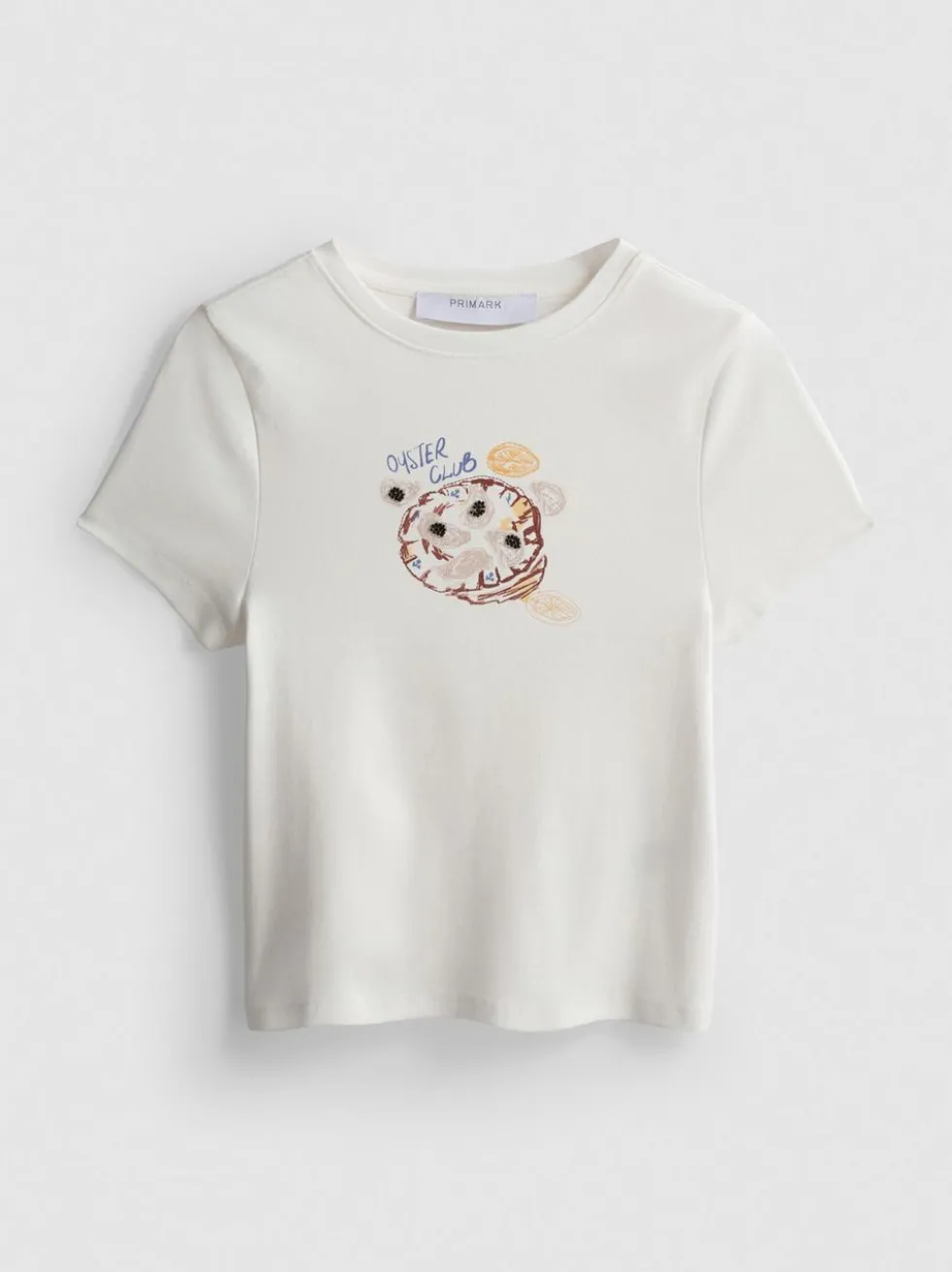 Baby Tee aus Baumwolle mit Grafik