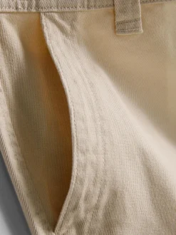 Baggy-Chinohose mit mittlerer Leibhöhe