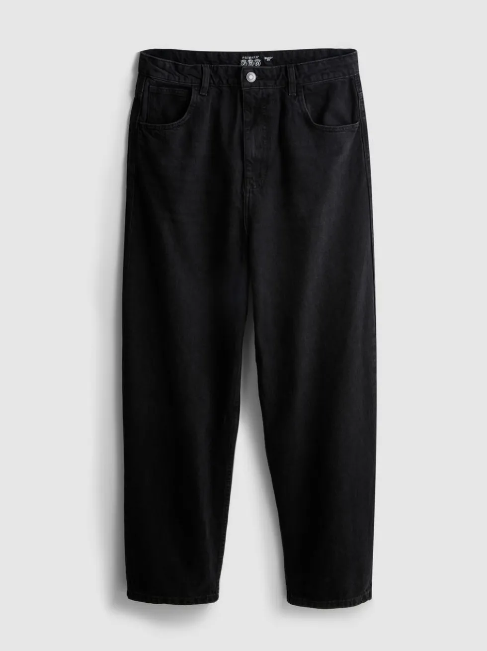 Baggy-Jeans mit mittlerer Leibhöhe