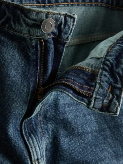 Baggy-Jeans mit mittlerer Leibhöhe