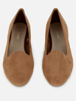 Ballerinas in Wildleder-Optik