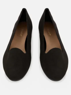 Ballerinas in Wildleder-Optik