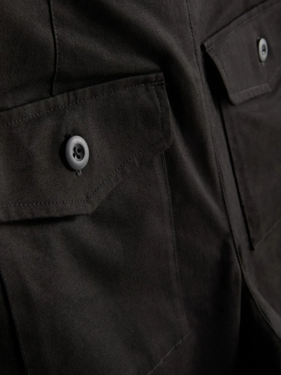 Barrel-Hose im Utility-Stil mit hohem Baumwollanteil