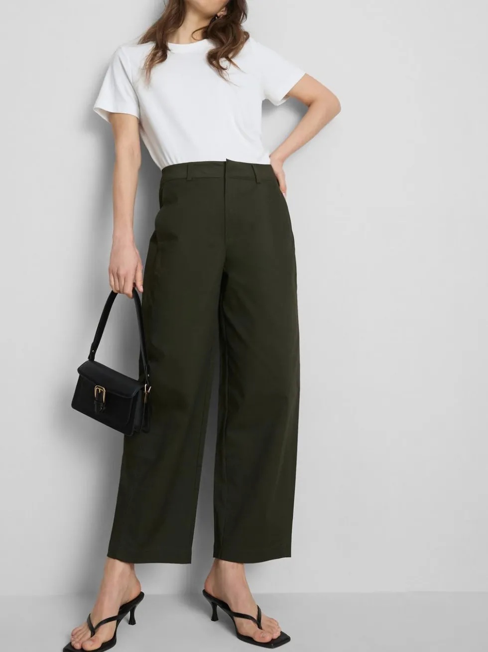 Barrel-Hose im Utility-Stil mit hohem Baumwollanteil