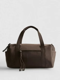 Barrel-Tasche mit Reißverschlussfach