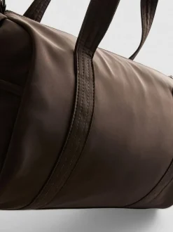 Barrel-Tasche mit Reißverschlussfach