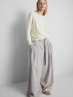 Basic-Cardigan mit Rundhalsausschnitt