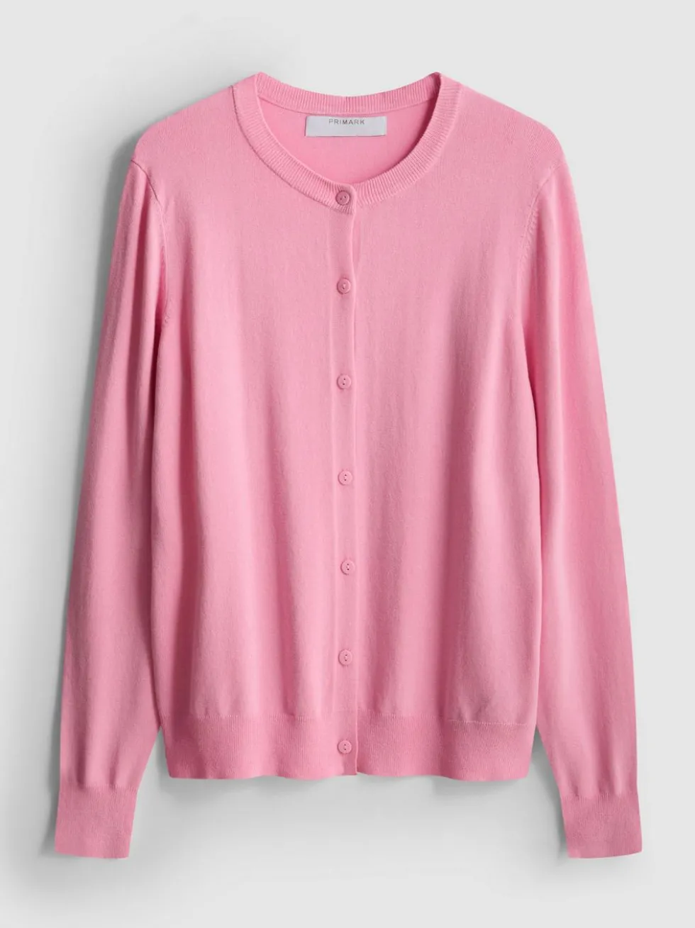 Basic-Cardigan mit Rundhalsausschnitt