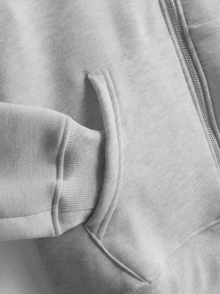 Basic Hoodie mit Reißverschluss