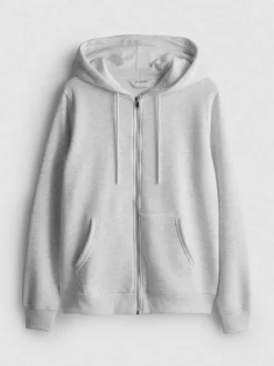 Basic Hoodie mit Reißverschluss