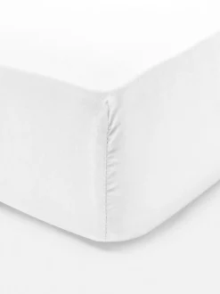 Baumwollsatin-Spannbettlaken für Kingsize-Betten