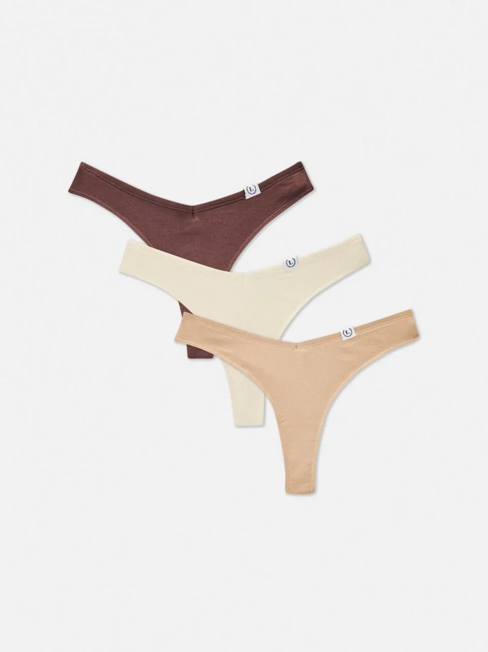 Baumwoll-Tangas, 3er-Pack