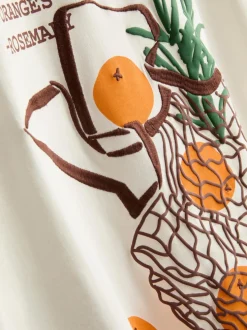 Baumwoll-T-Shirt im Oversized-Look