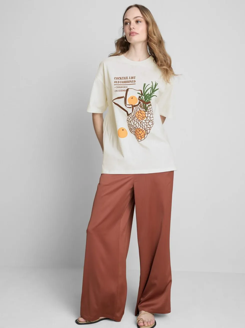 Baumwoll-T-Shirt im Oversized-Look