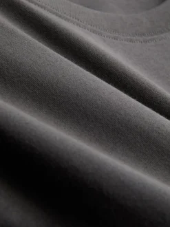 Baumwoll-T-Shirt mit geradem Schnitt