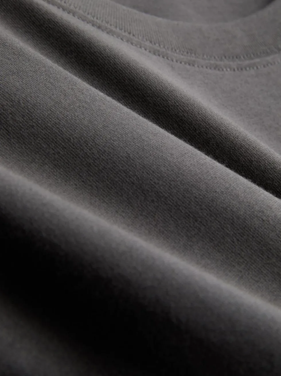 Baumwoll-T-Shirt mit geradem Schnitt