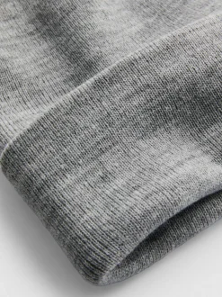 Beanie-Mütze mit breitem Umschlag