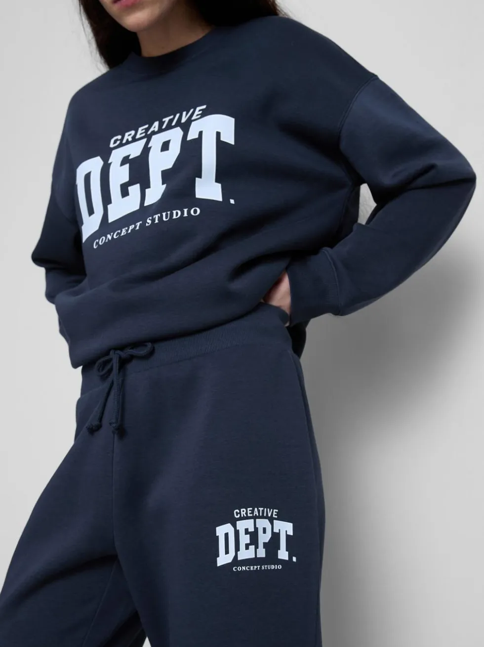 Bedruckte Skinny-Jogginghose aus Baumwollmischung