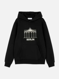 „Berlin“ Hoodie mit Grafik