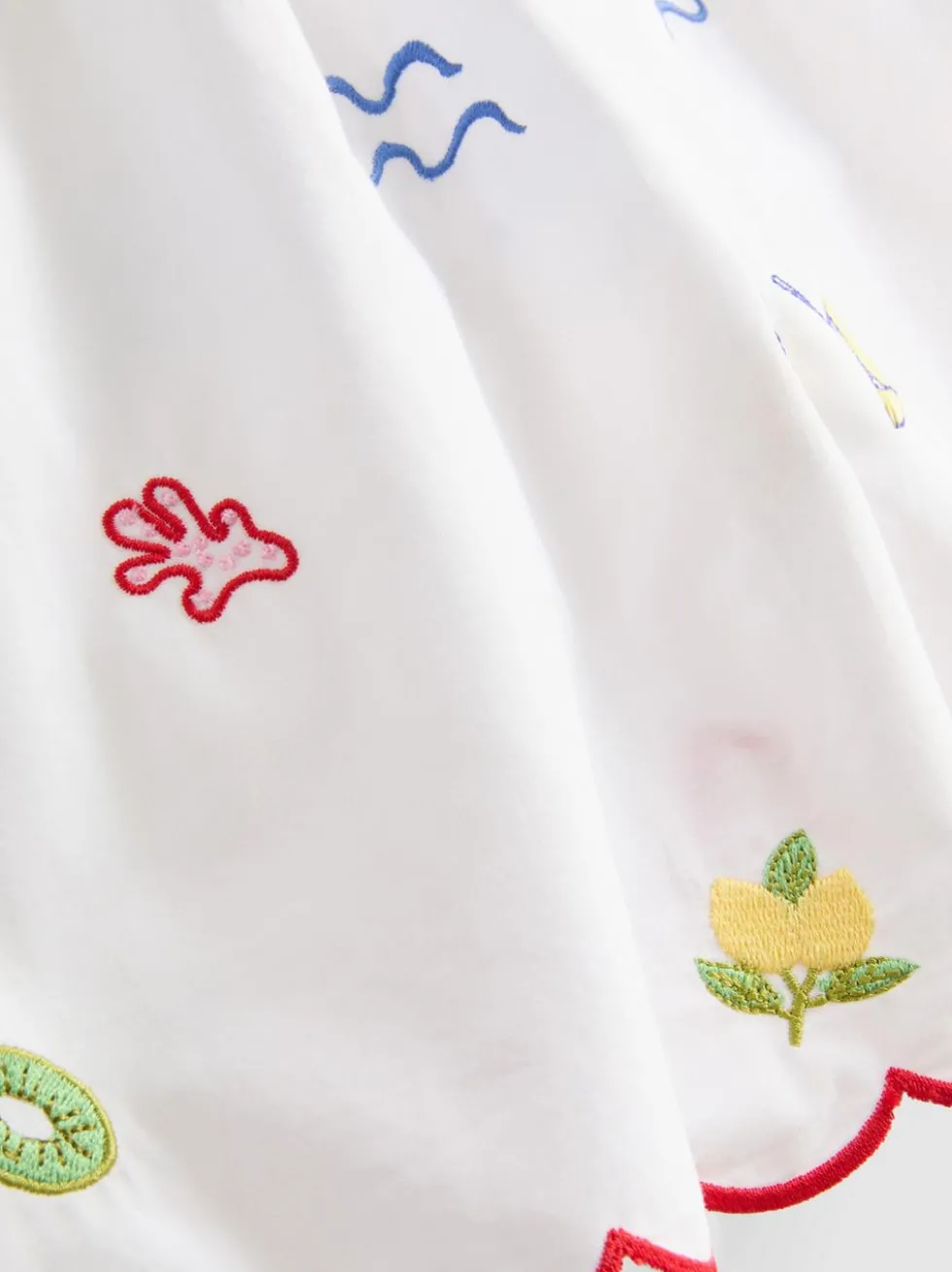 Bestickte „Love To Lounge“ Schlafanzugshorts aus Baumwolle