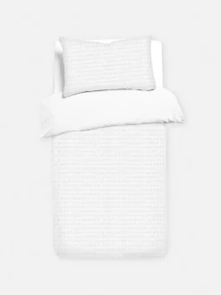 Bettwäscheset aus Seersucker, Einzelbett