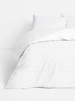 Bettwäscheset aus Seersucker, Doppelbett