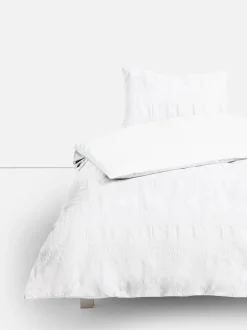 Bettwäscheset aus Seersucker, Einzelbett