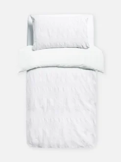 Bettwäscheset aus Seersucker, Einzelbett