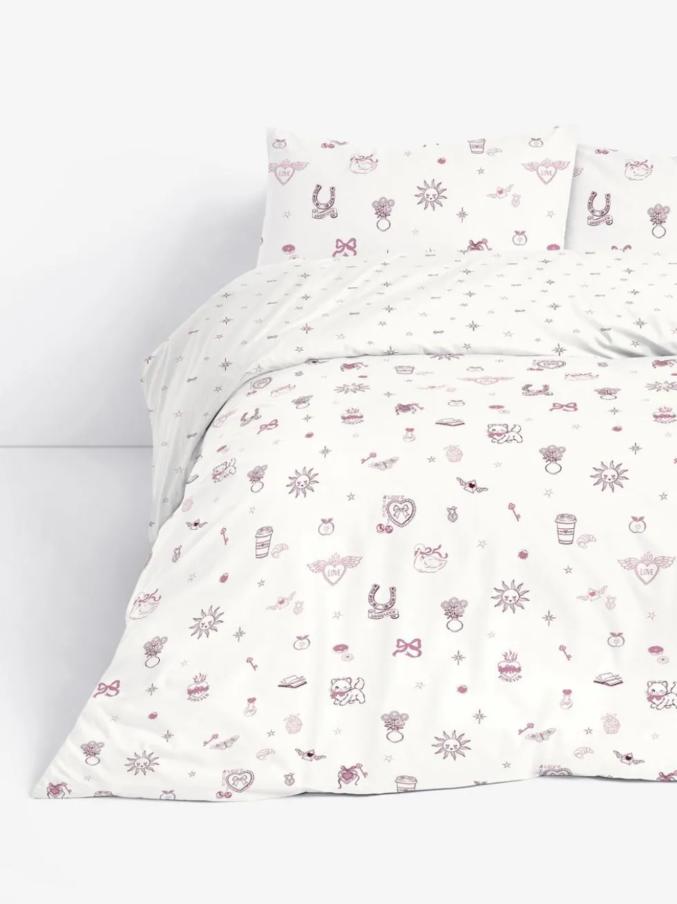 Bettwäscheset mit Katzenmotiv, Kingsize