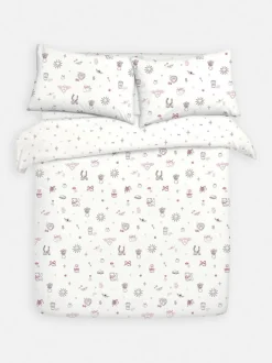 Bettwäscheset mit Katzenmotiv, Doppelbett