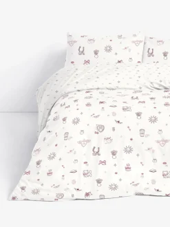 Bettwäscheset mit Katzenmotiv, Doppelbett