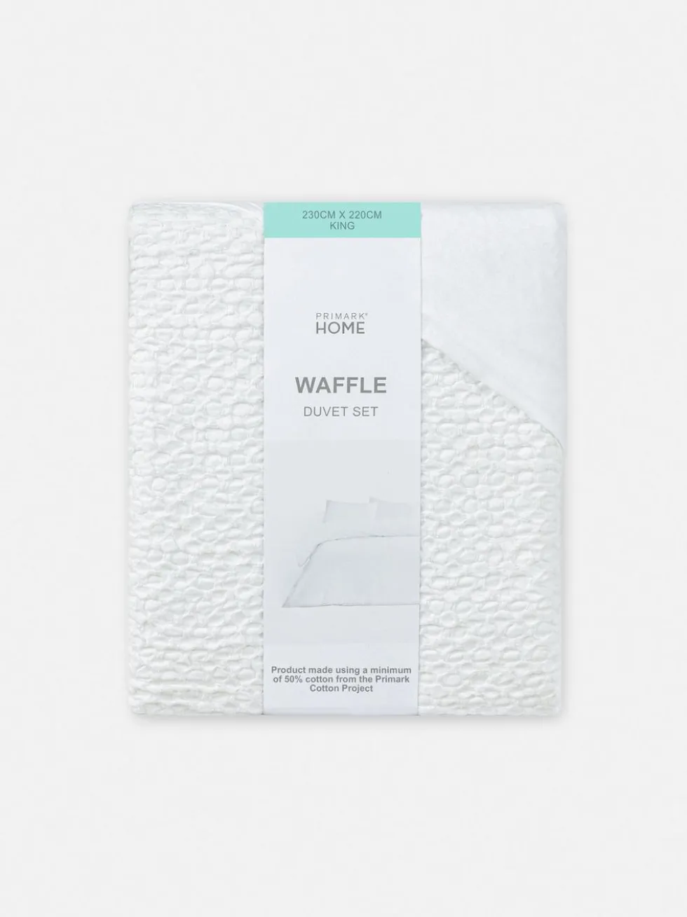 Bettwäscheset mit Waffelstruktur, Kingsize