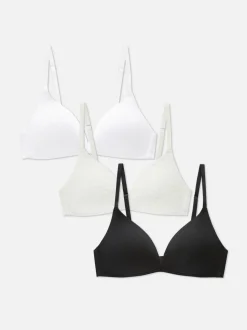 Bügellose BHs, 3er-Pack