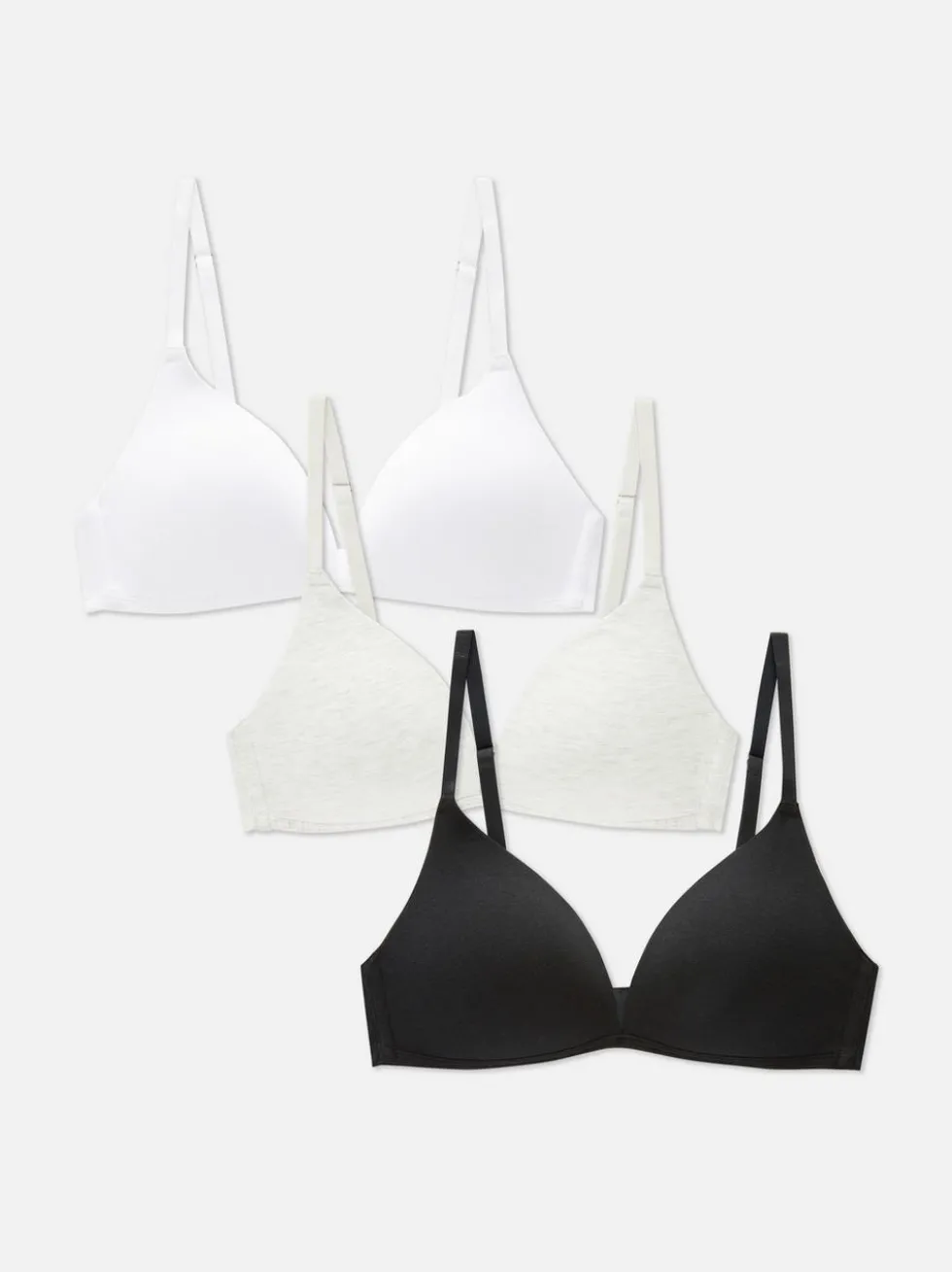 Bügellose BHs, 3er-Pack