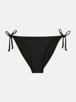 Bikinihose mit seitlichen Bindebändern